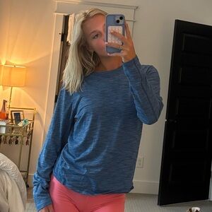 Lululemon Blue Long Sleeve Women's Top size 6 or 8 I think